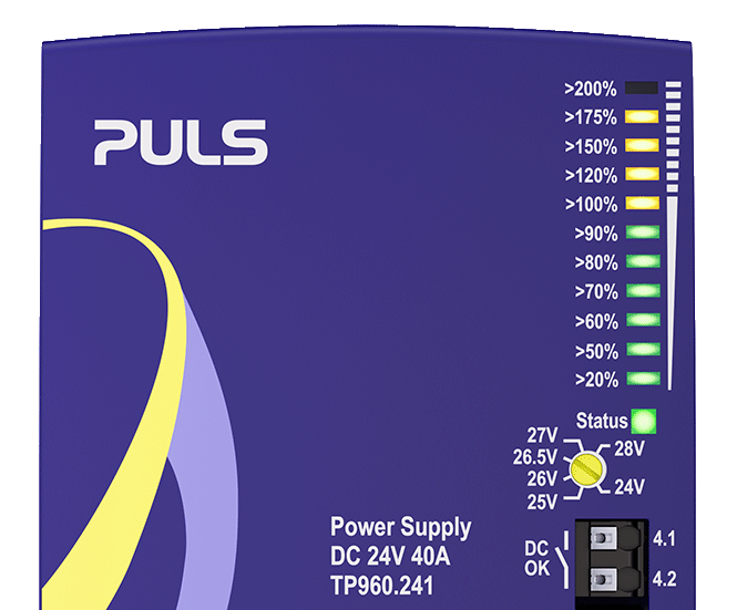 PLANET DIN rail power supply |LED load indicator