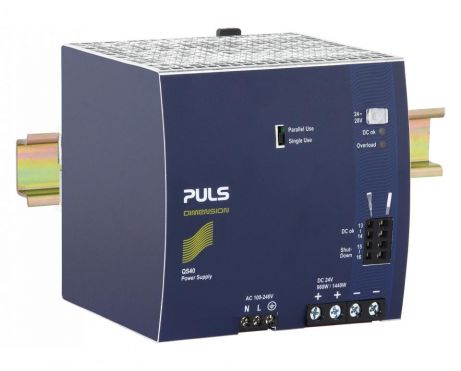 PULS | QS40.241 | 960W、24V、40A 単相DINレール電源