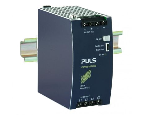 2024春大特価セール！ 24V, 240W, | CT10.241 PULS 10A supply power rail DIN 3-phase タイムセール